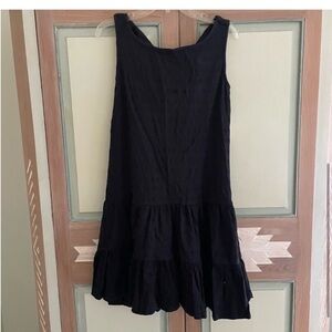 Anthropologie | Flounced Open-Back Mini Dress. Sleeveless Tiered. Medium. NWT